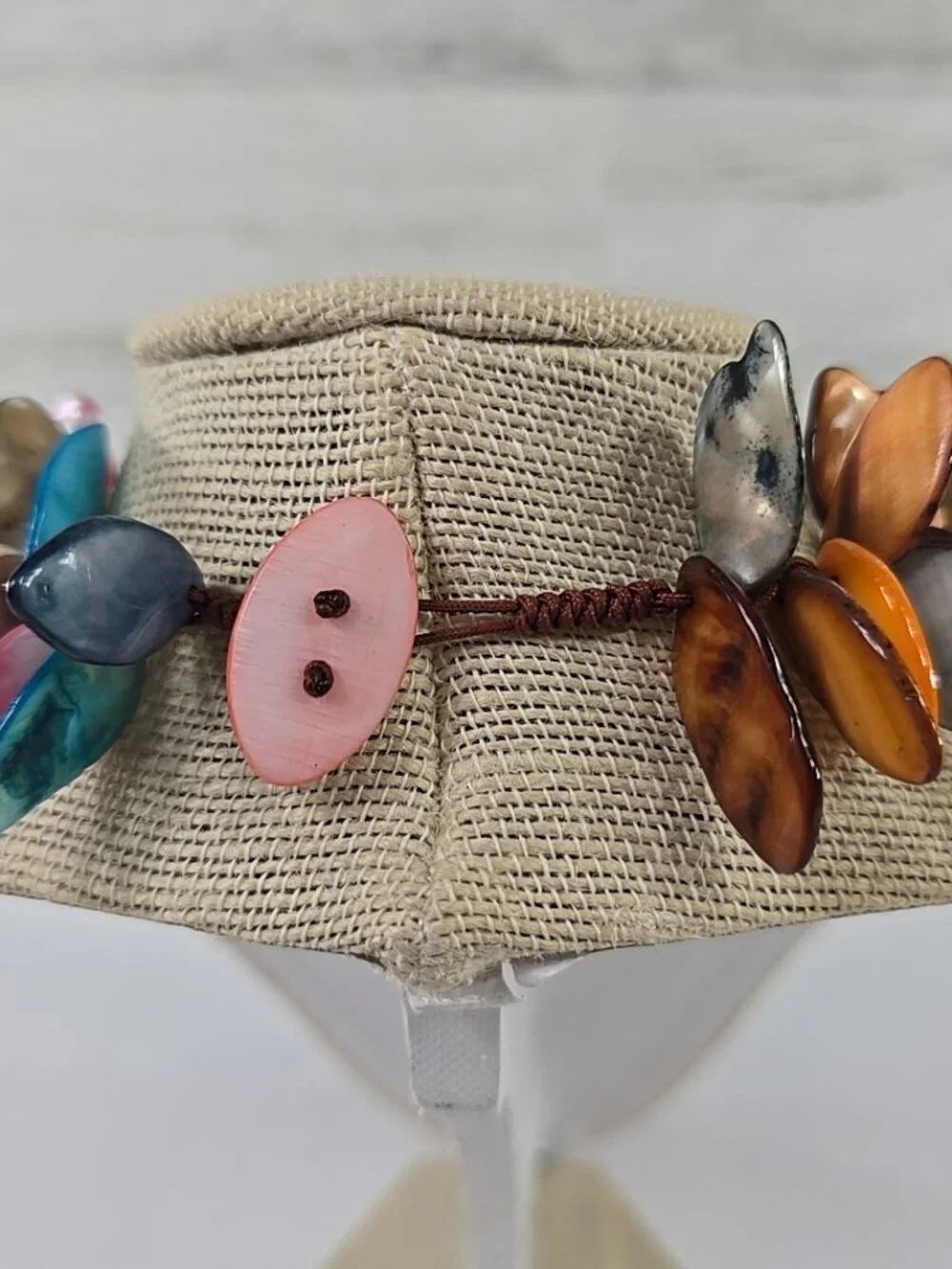 Colorful Chunky Multi‑Stone Statement Necklace Boho Layered Irregular Beads Fest